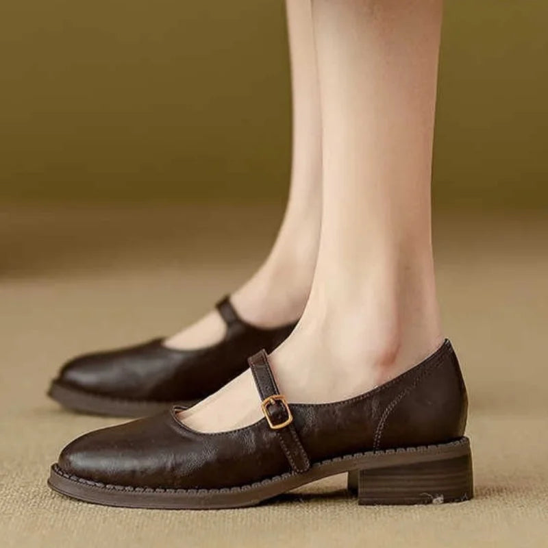 Rachel | Classic Comfort Mary Janes Made Of Leather