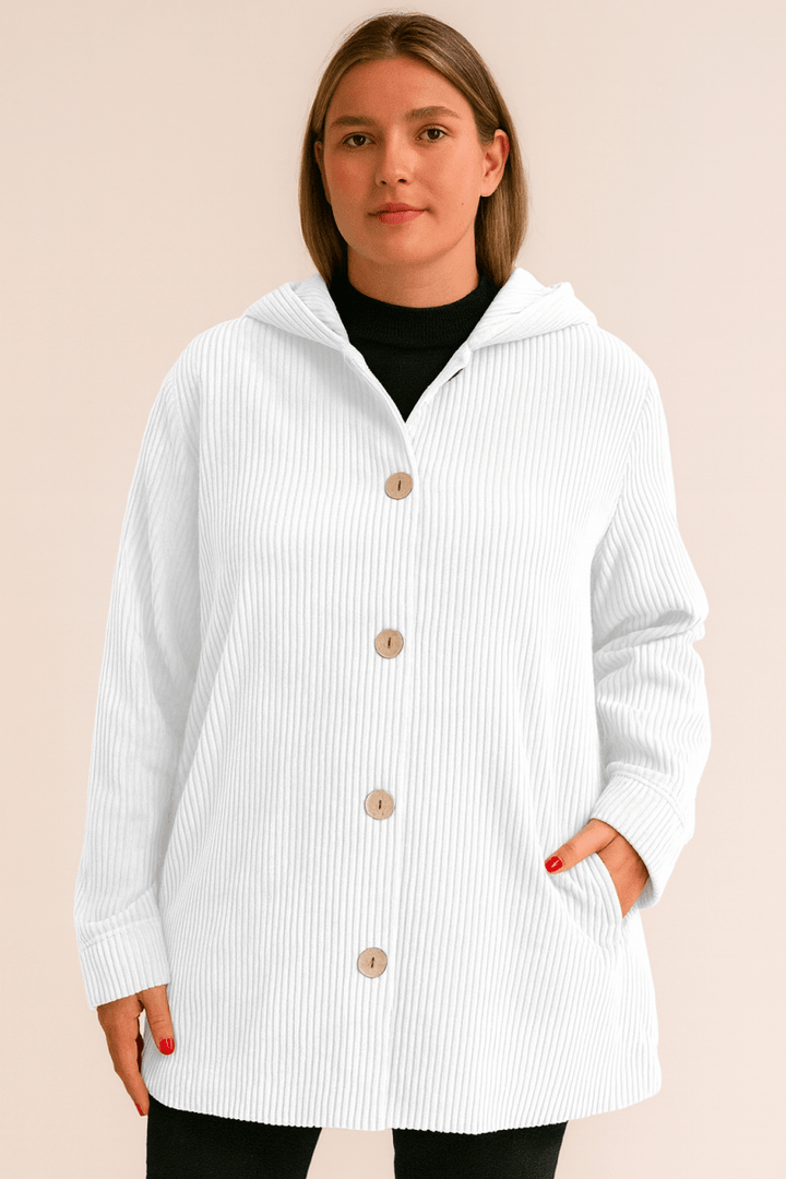 INDIE | CORDUROY HOODED JACKET