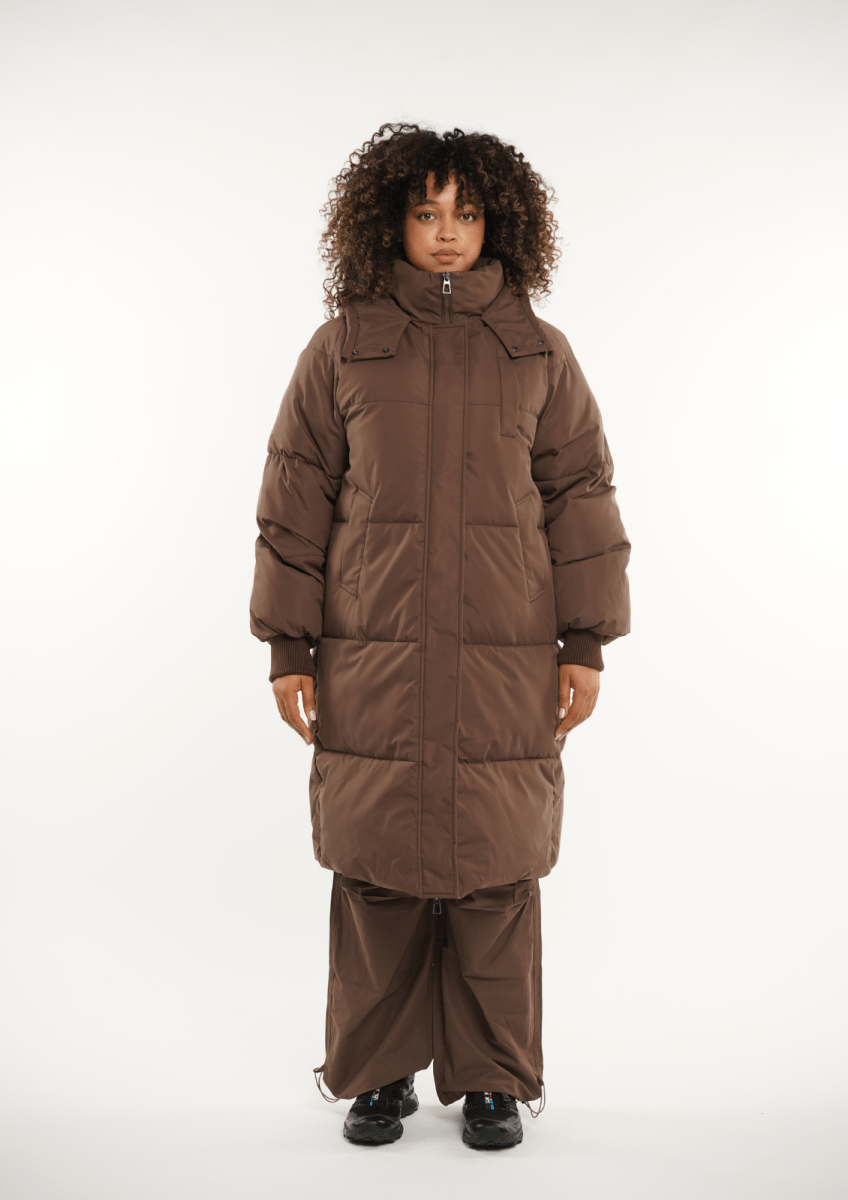 LUNA | HOODED LONG PUFFER JACKET